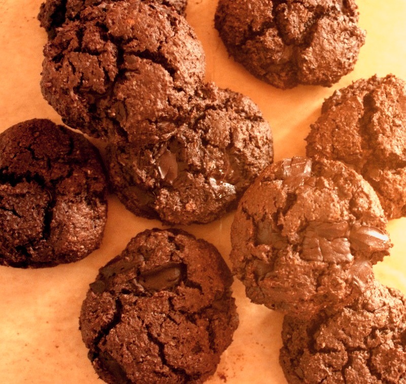 Secret Double Chocolate Peanut Butter Cookies