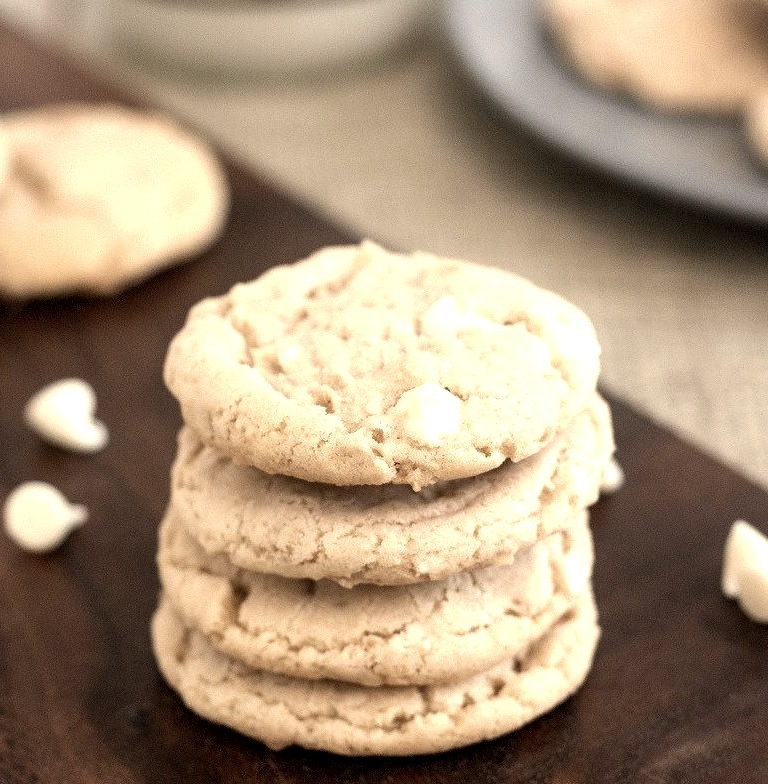 Chewy Coconut Oatmeal White Chocolate Cookies