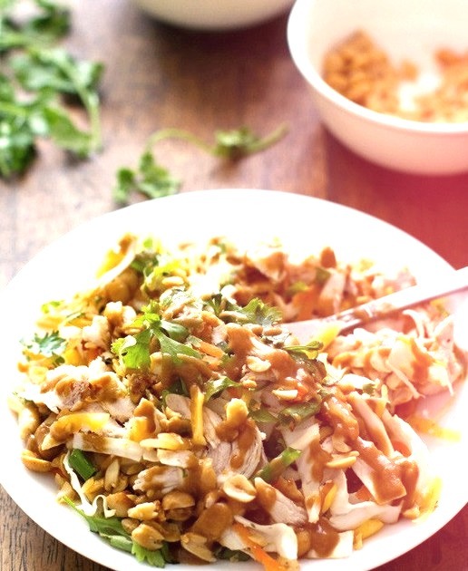 Chopped Thai Chicken Salad via beautiful-foods