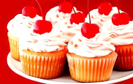 Recipe: Cherry Vanilla Cupcakes