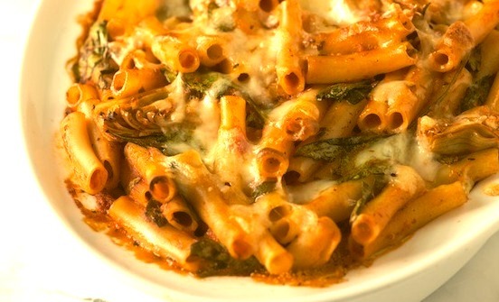 Baked Ziti With Spinach