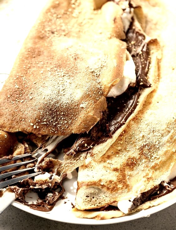 Nutella S'mores Crepes